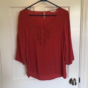 Coral Sonoma blouse